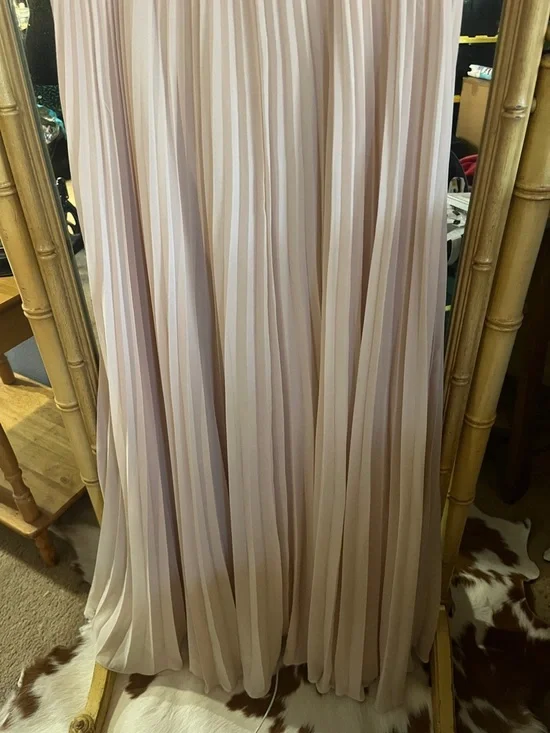 Maeve Multicolor Pleated Maxi Dress with Colorblock Bodice - Picture 3 of 5